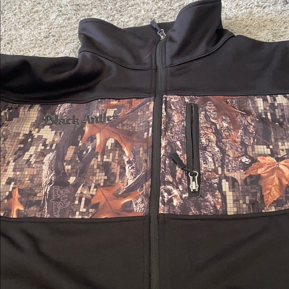 Men’s zip up jacket 2x camo and black - Picture 4 of 5